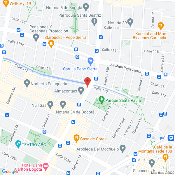 Map of Corretaje Inmobiliario Ltda