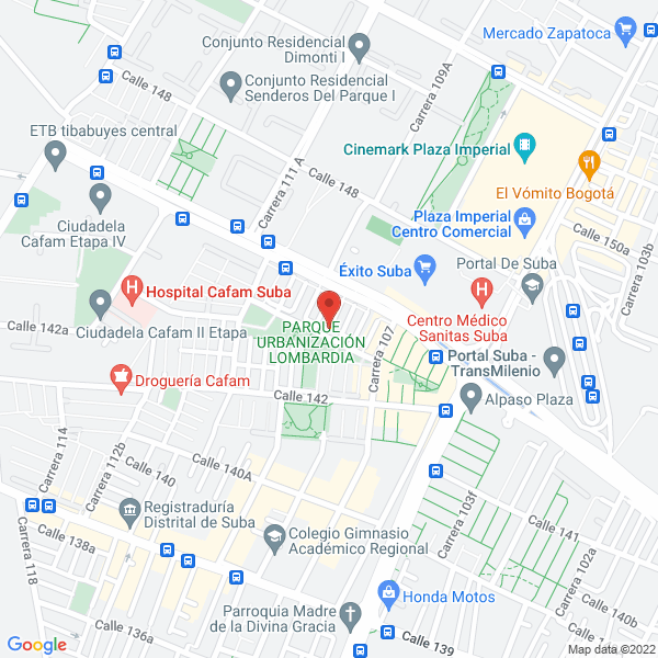 Map of Olga Nelly Acosta Roncancio