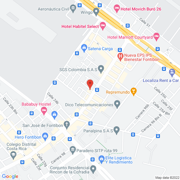 Map of Cys Comercializacion Y Servicios Ingenieria Ltda.
