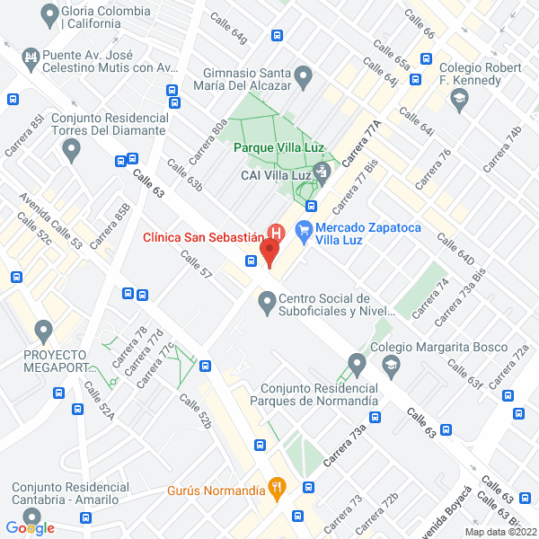 Map of Bernardo Pirazán Martínez