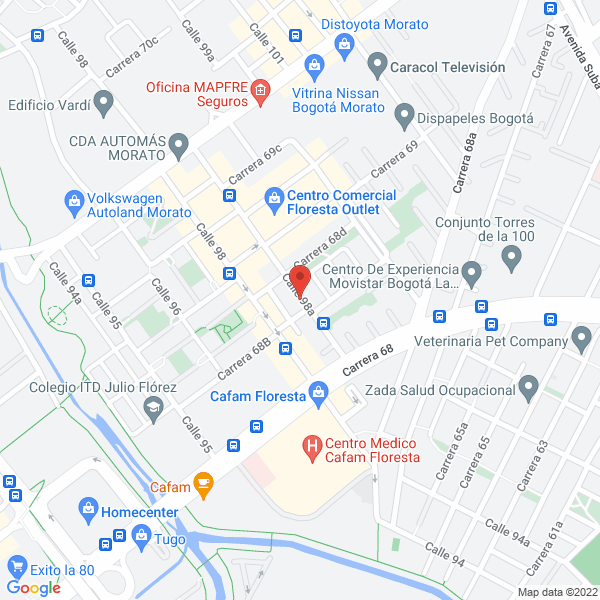 Map of Lavaseco Automático Wash Express