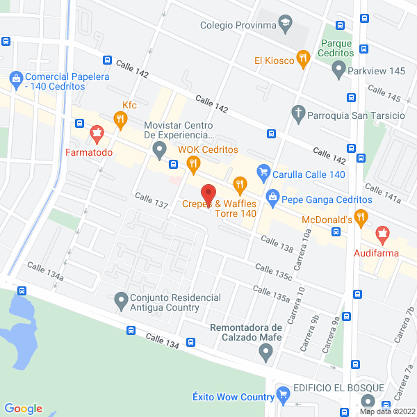 Map of Conyequipos Construccion Y Equipos Ltda.