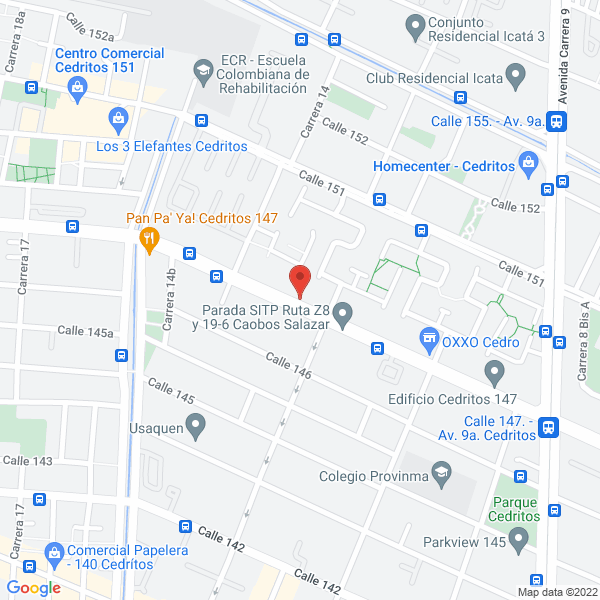 Map of Positivo Datos Y Soluciones En Tiempo Real S.A.S.