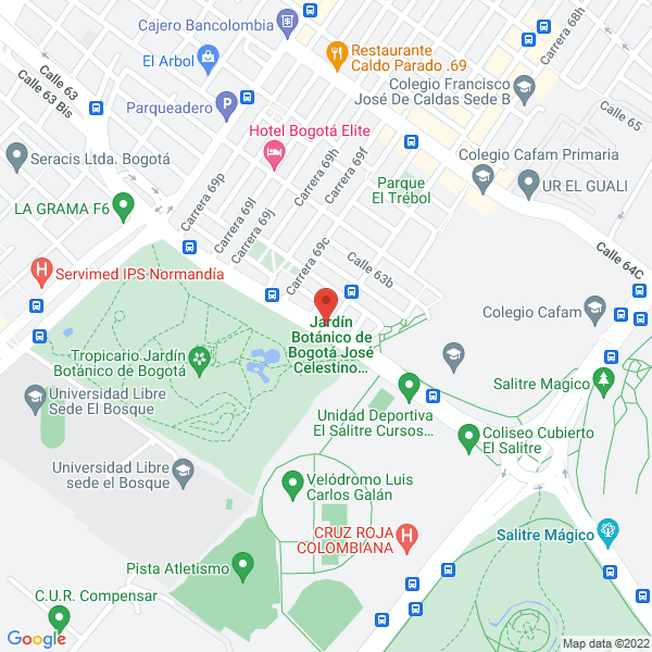 Map of Proactiva Automotriz S.A.S.