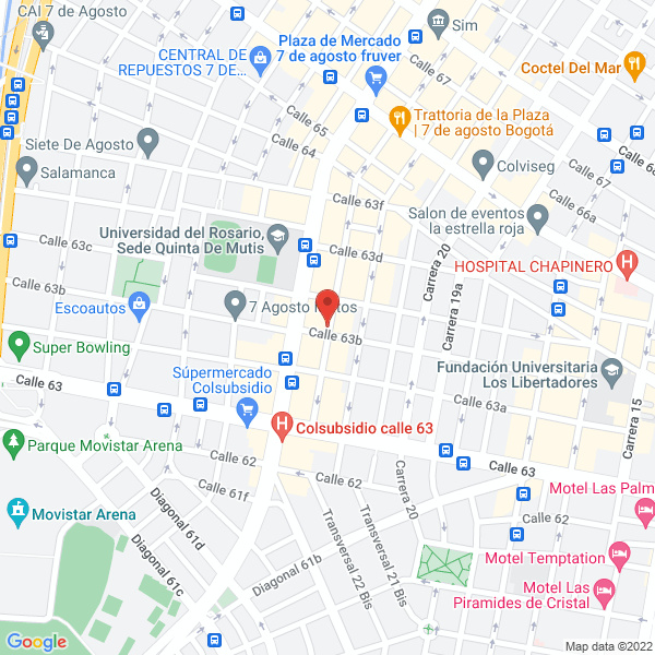 Map of Publicaciones Centauro E.U.