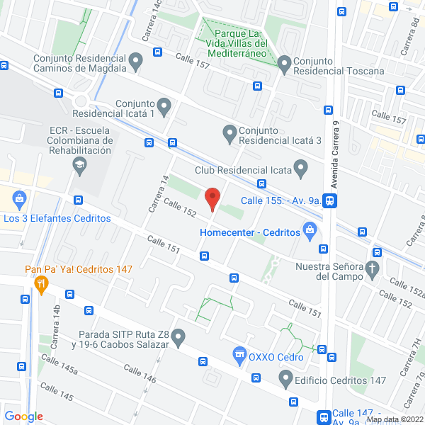Map of Conjunto Residencial Entrecedros
