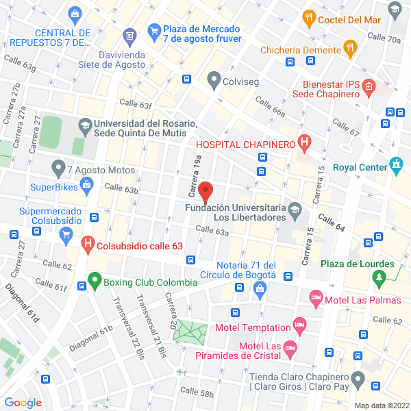 Map of Asistencia Técnico Odontológica - Quiero Clientes