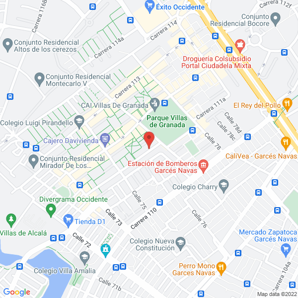 Map of O W Cia Ltda. Asesores De Seguros