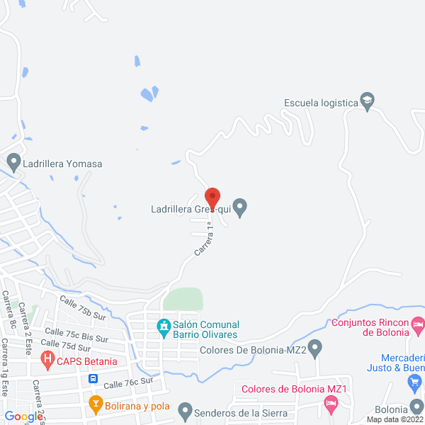 Map of Inversiones Zubo S.A.
