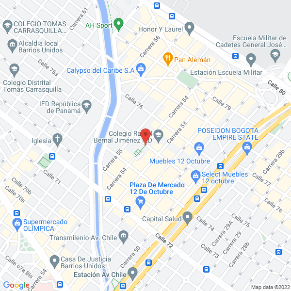 Map of Montea Hyh Inmobiliaria Ltda.