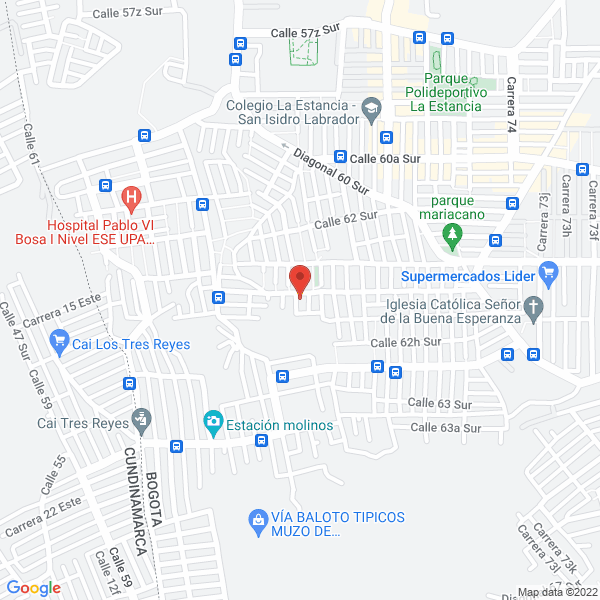 Map of Edinxon Ortiz Díaz