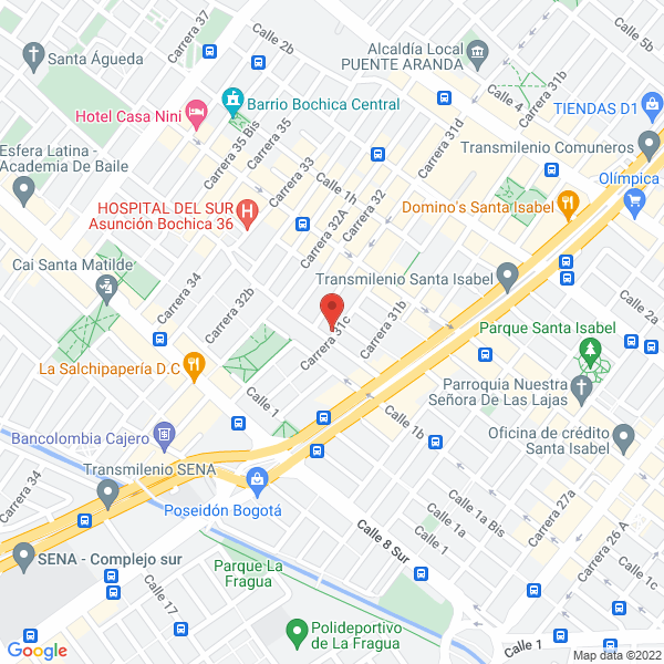 Map of Diseños Y Acabados Cortes S.A.S.