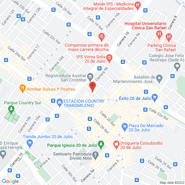 Map of Agrosol Ltda.