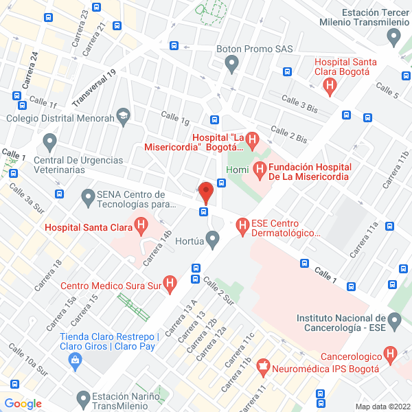 Map of Partes Y Servicio Automotríz Ltda.