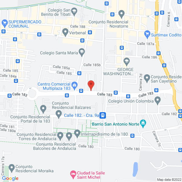 Map of Rapi Burguer