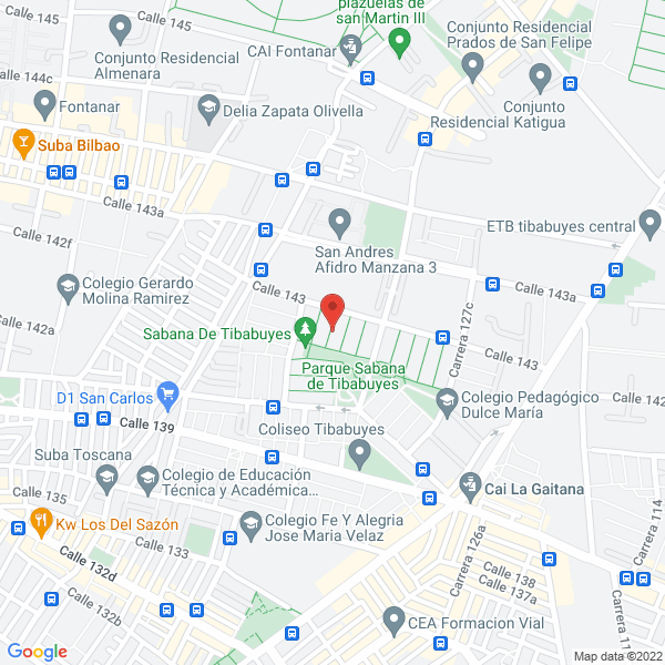 Map of Pabeltec S.A.S.