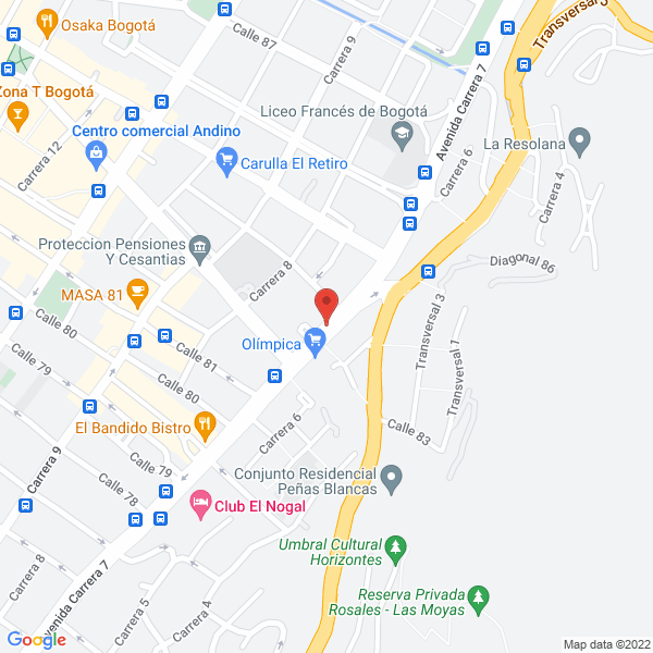 Map of Aviorep Ltda.