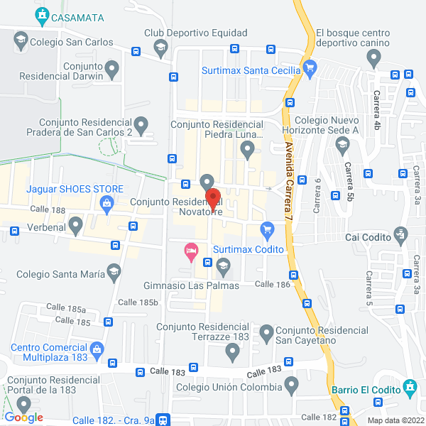 Map of Construccionando Ltda