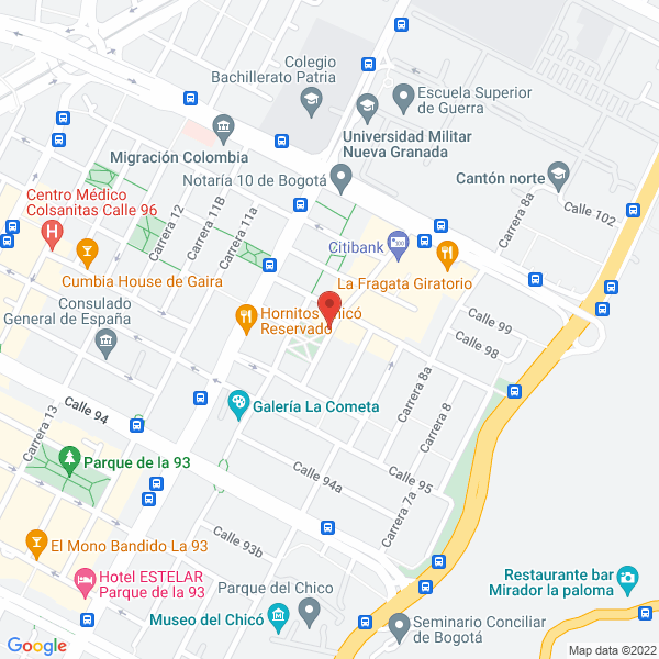 Map of Gfe Colombia S.A.