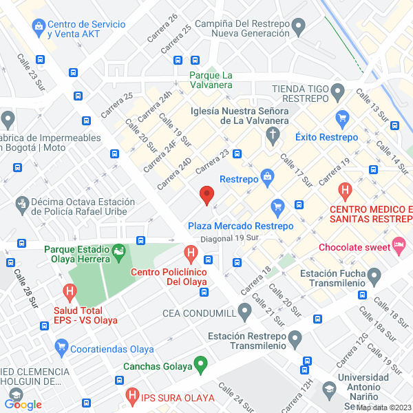 Map of Servicio Makey Alonso C