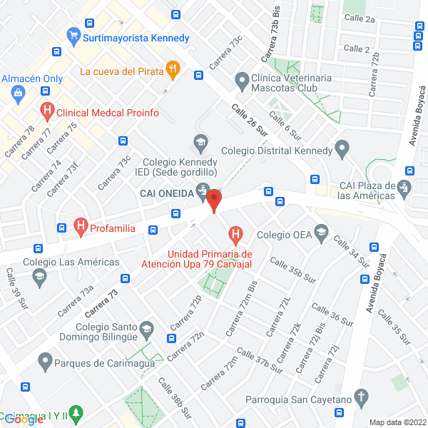 Map of Alexander Cardozo Bohorquez