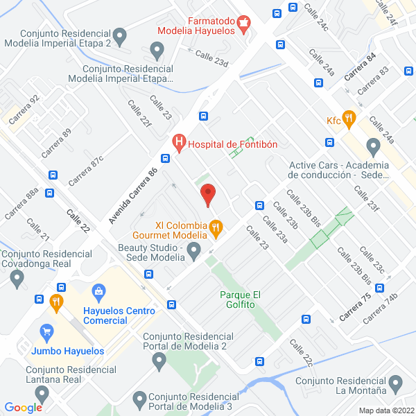 Map of Tecnología 21 S.A.S.