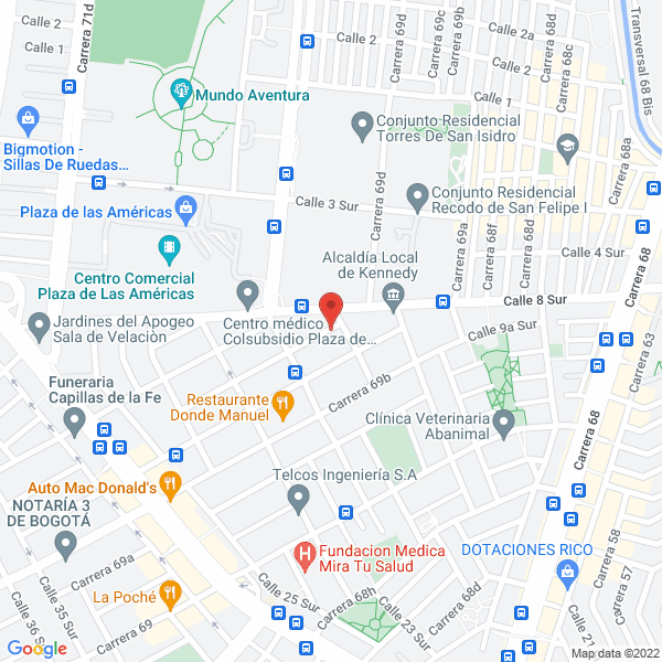 Map of Codipacsa S.A.