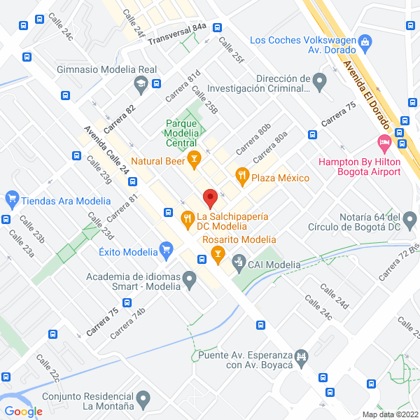 Map of Renfort Apoyos Escolares Estrategicos S.A.S.