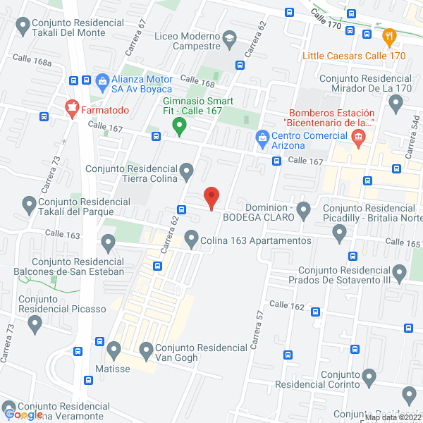 Map of Representaciones Guadalupe Art S.A.S.