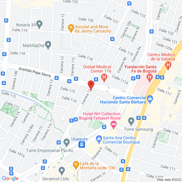 Map of Ryco Riesgo Y Control Empresarial Asesores Ltda.