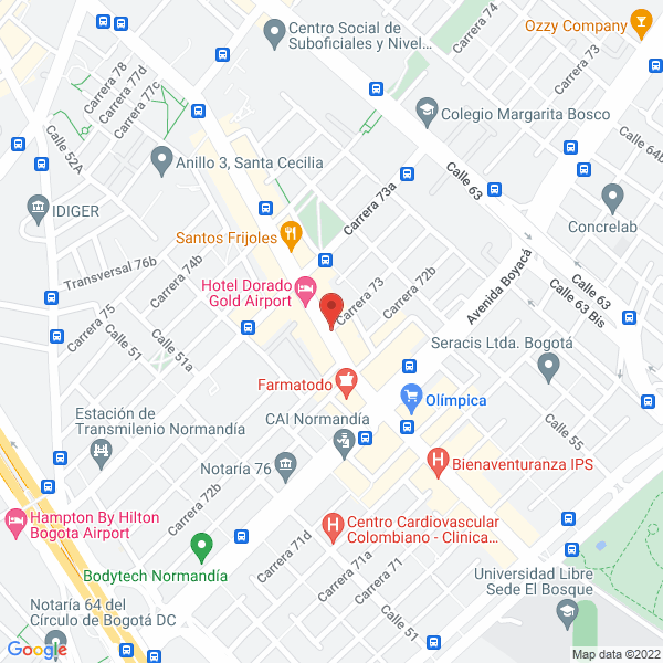 Map of S & T Veterinaria Ltda.