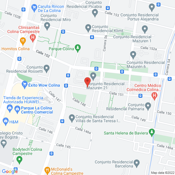 Map of S R Consultores Asociados S.A.S.