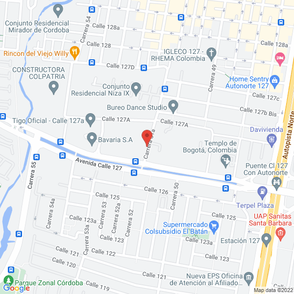 Map of Saax Producciones Ltda.