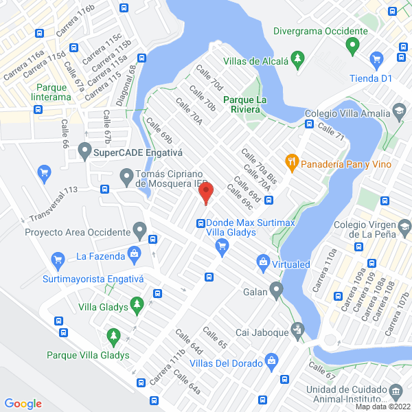 Map of Saganome Hermanos E. U.