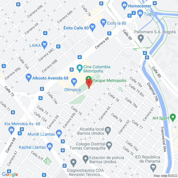 Map of Sales Minerales El Hato Hatosalmin Ltda.