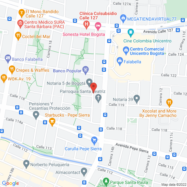 Map of Segura Consultores S.A.S.