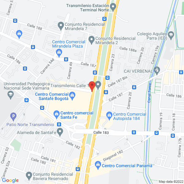 Map of Sistour Ltda.