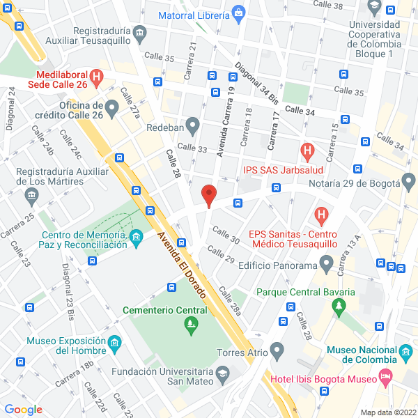 Map of Sociedad Colombiana De Consultoría S.A.S.