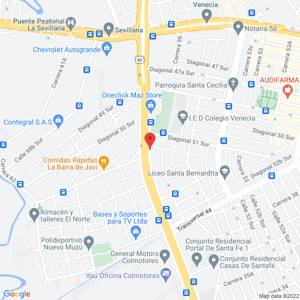 Map of Soluciones Integrales En Medicina Empresarial Y Conductores S.A.S.