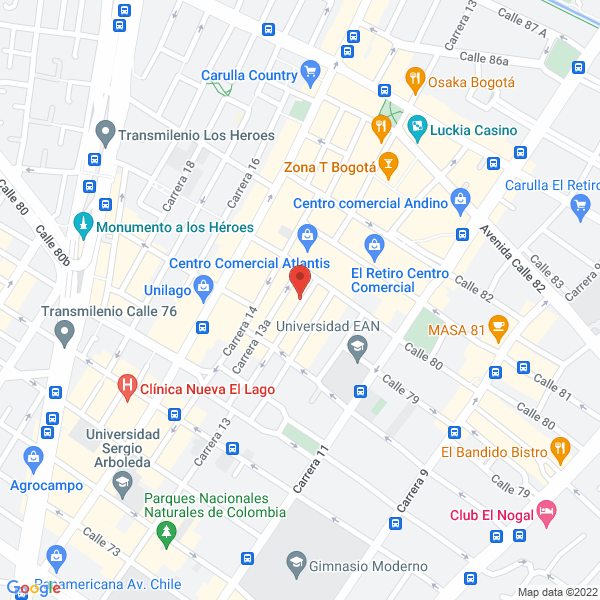 Map of Sonia Y Eunice García Bohórquez Y Cía. Ltda.