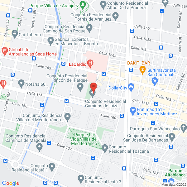 Map of Transforma Tu Vida S.A.S.