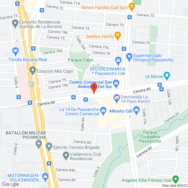 Map of Vanypets S.A.S