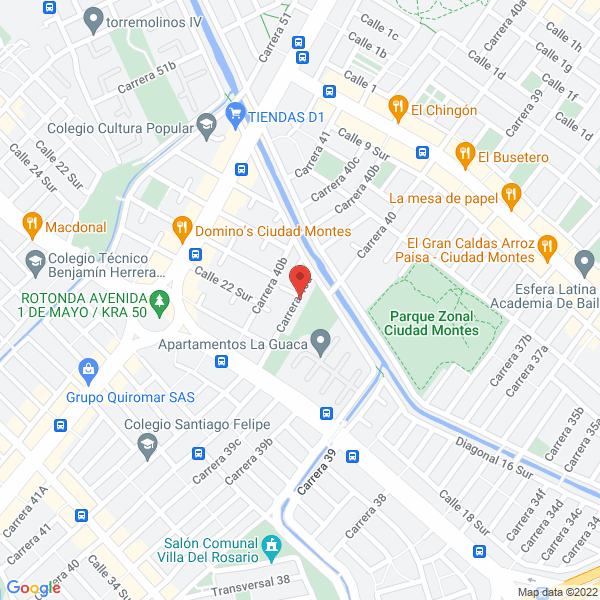 Map of Transmilláno Ltda.