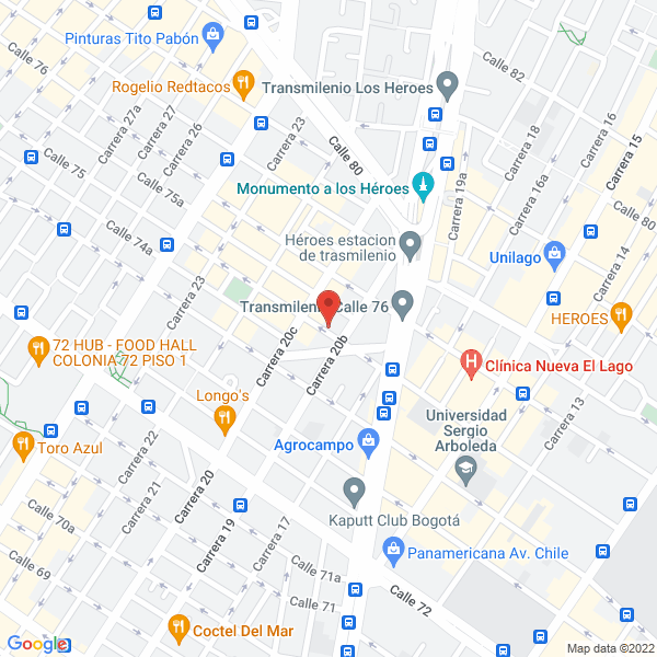 Map of Transportadora El Triunfo S.A.