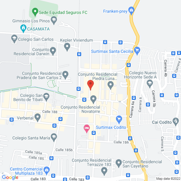 Map of Transportadores Asociados Del Norte S.A.