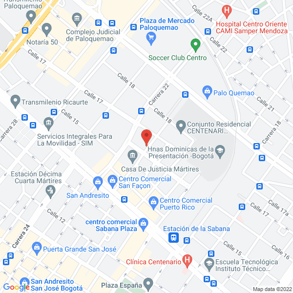 Map of Tuberias Y Complementos Ltda.