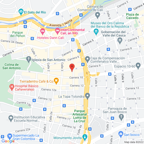 Map of Tuvestir Comercializadora S.A.S.
