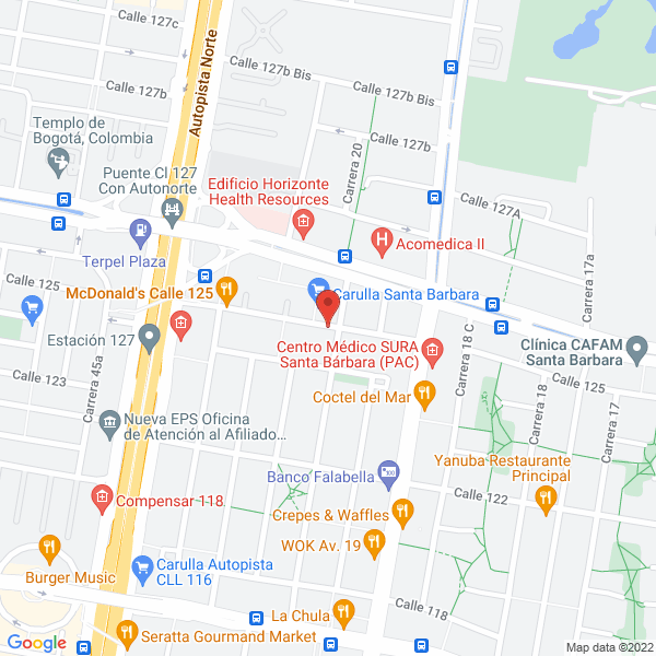 Map of Gastronutriped Ltda.