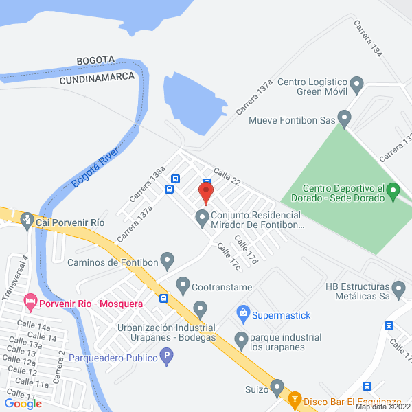 Map of Unidad Educativa Prados De Alameda