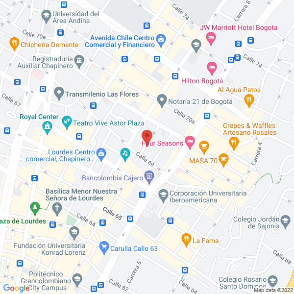 Map of Caballero Gaitan Y Cia Sas
